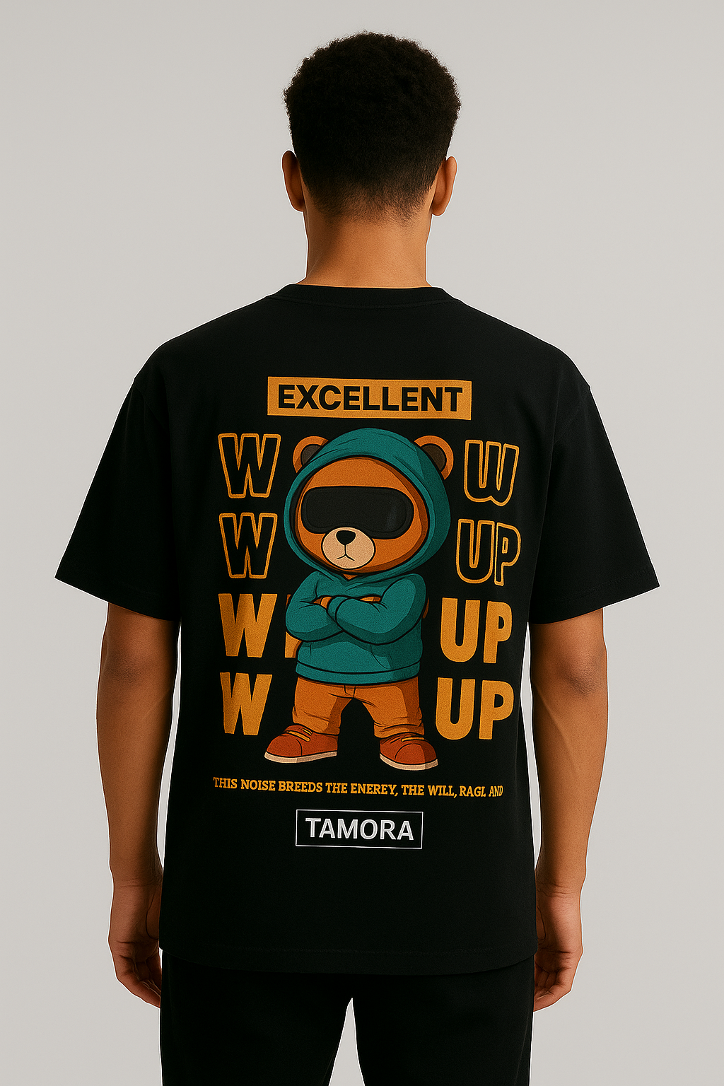 Tamora Oversized Graphic Tee – Excellent Bear